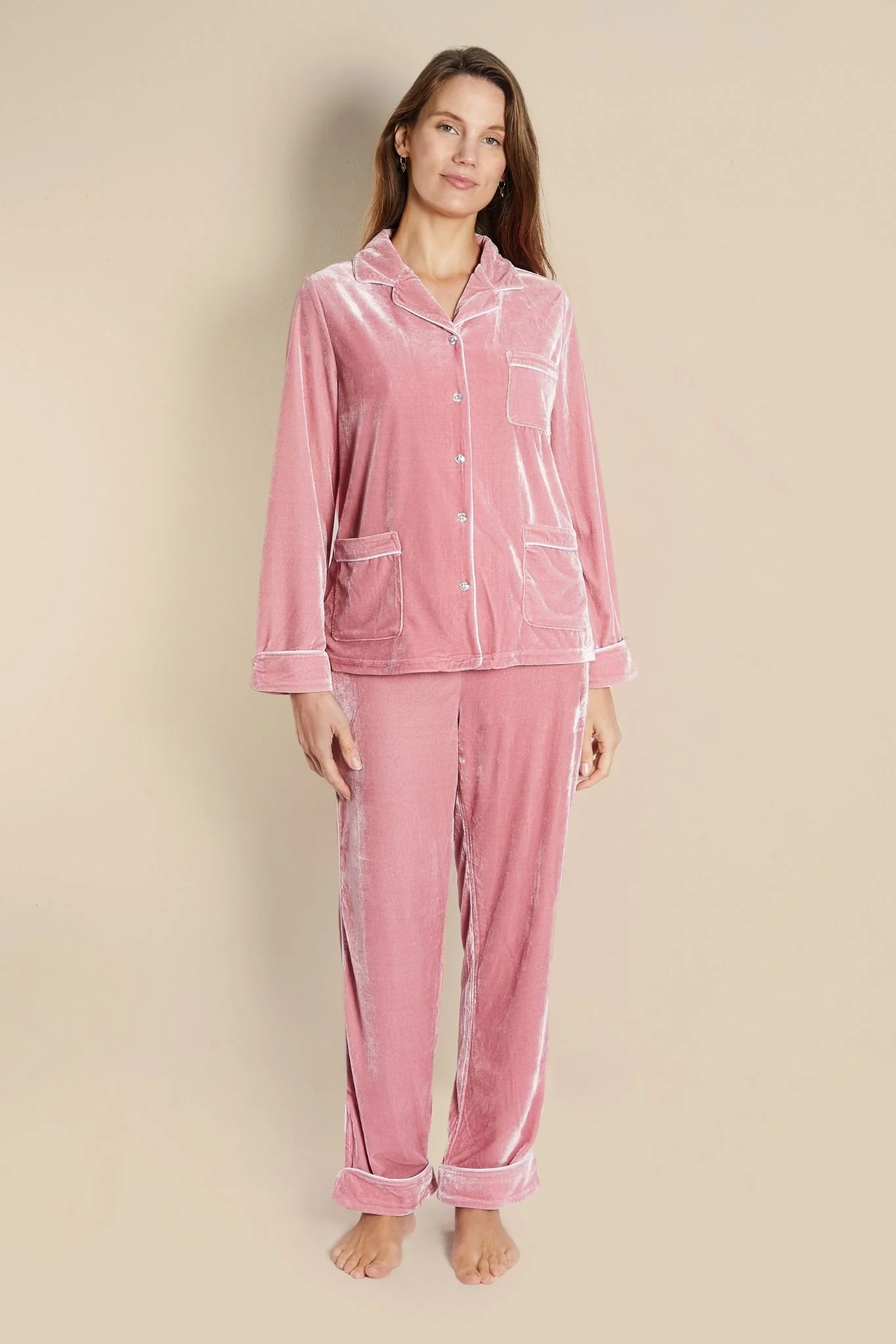 Women's Velvet Pajamas - Athena - Image 3