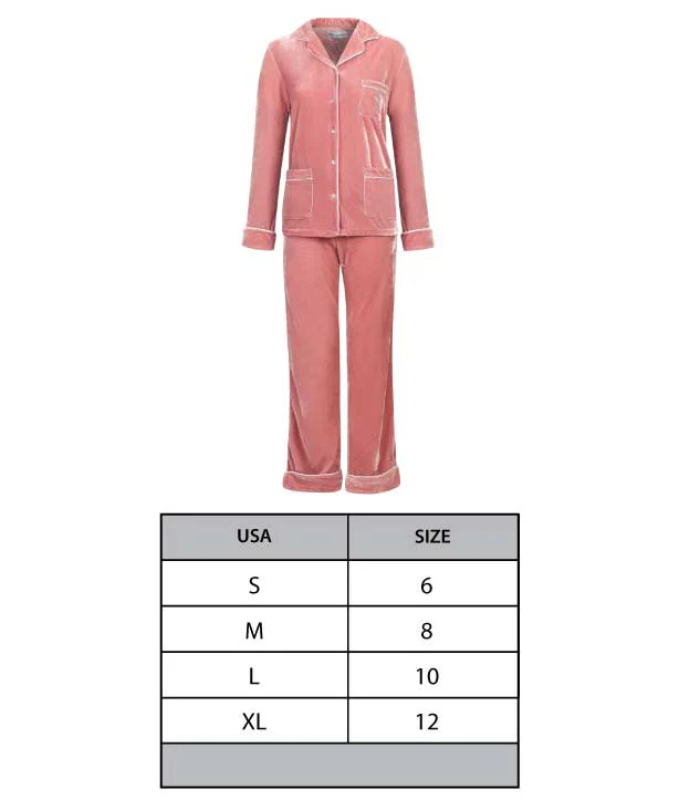 Women's Velvet Pajamas - Athena - Image 7