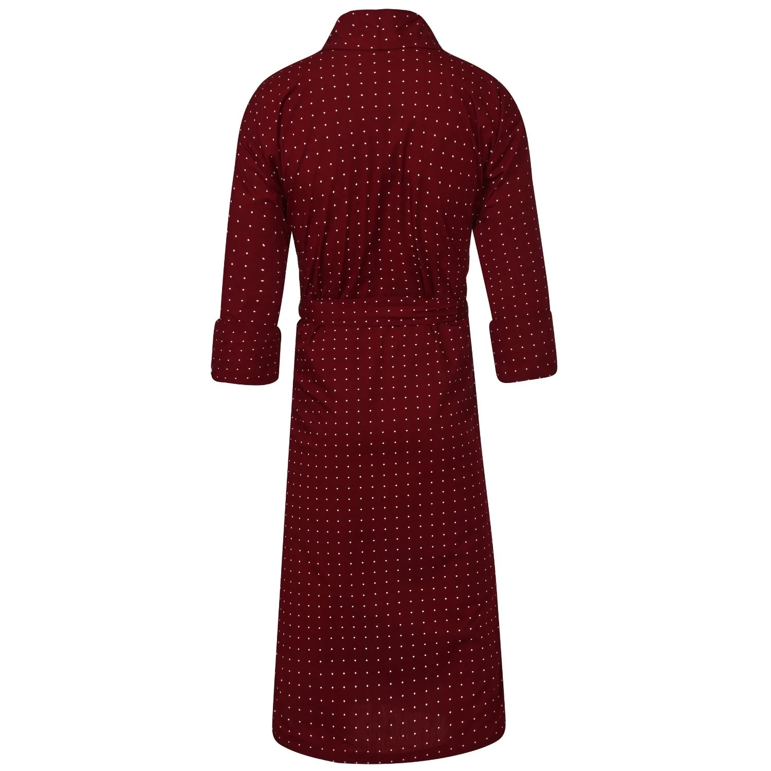 Lightweight Men's Bathrobe - Tosca Red - Image 4