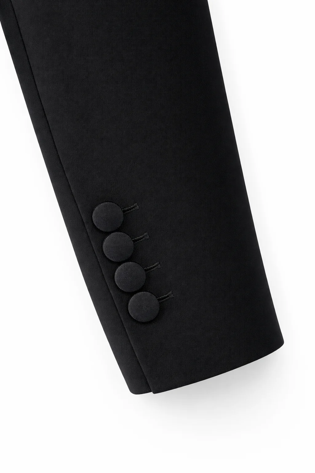 Made to measure Men's Single Breasted Black Tuxedo Jacket - Image 5