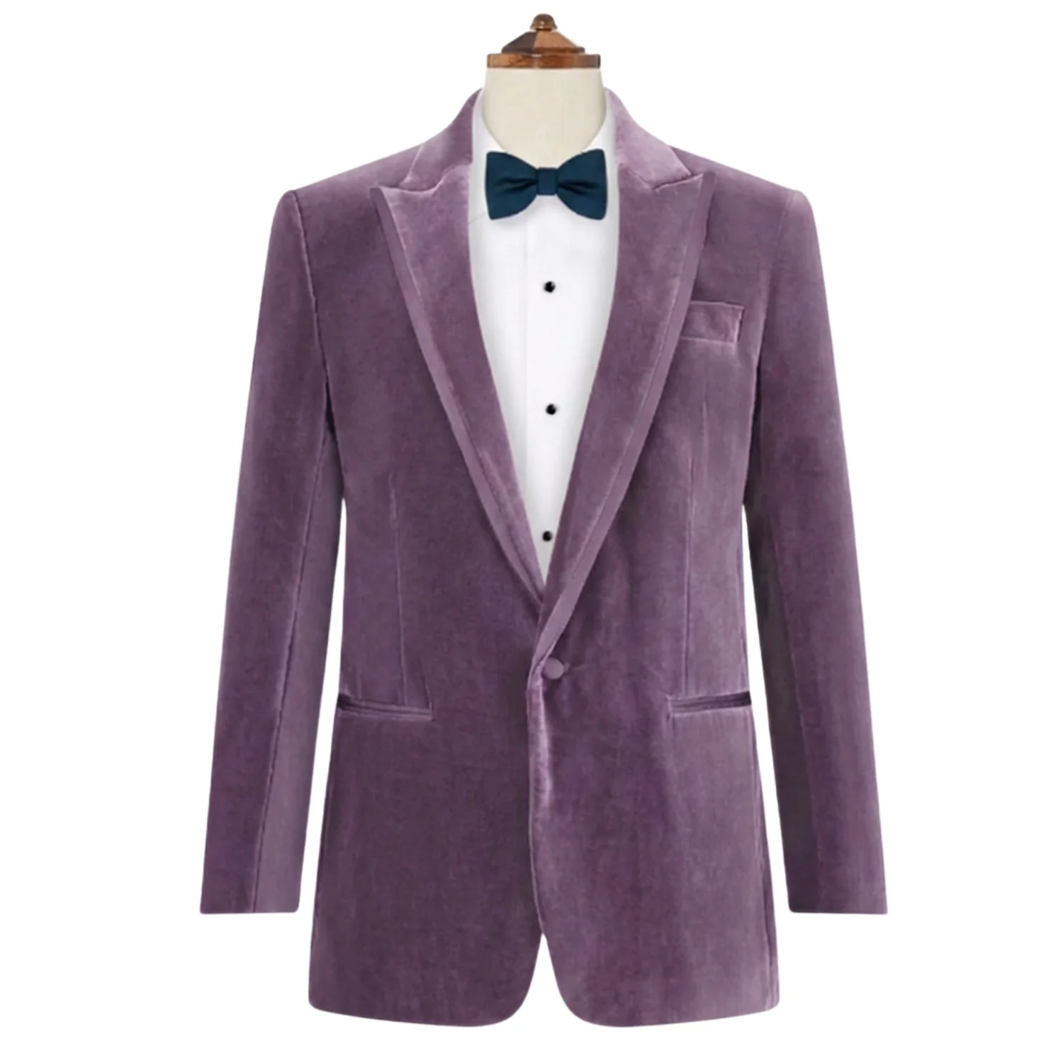 Made to measure Men's Single Breasted Purple Jacket - Image 3
