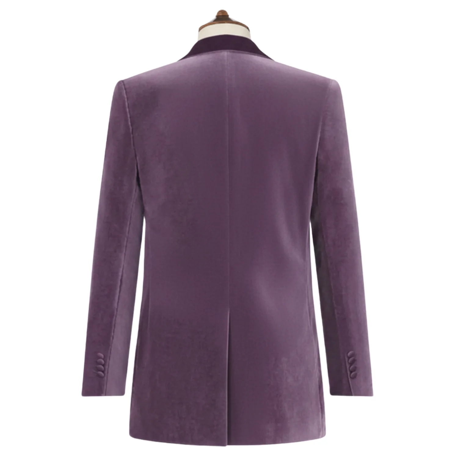 Made to measure Men's Single Breasted Purple Jacket - Image 4