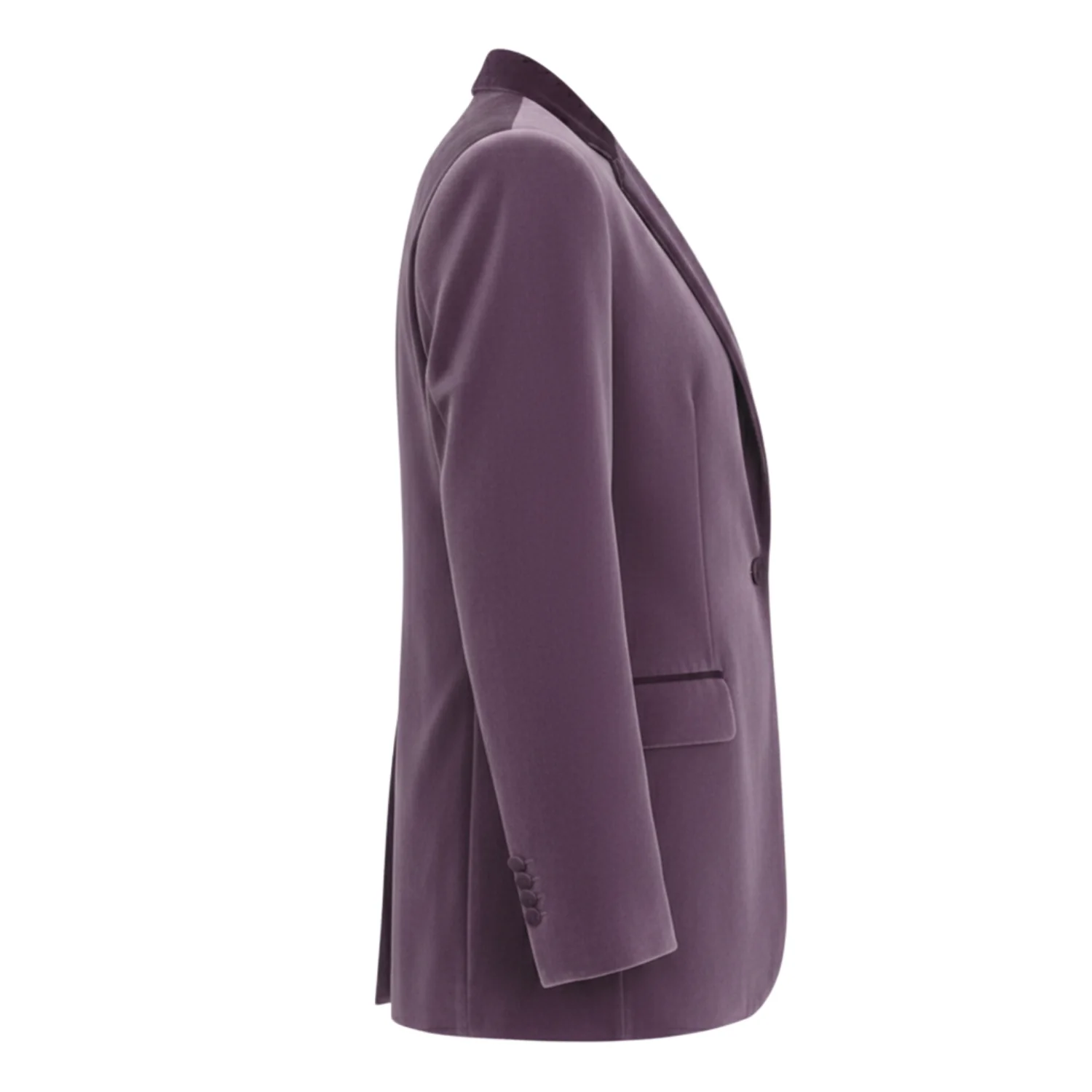 Made to measure Men's Single Breasted Purple Jacket - Image 5