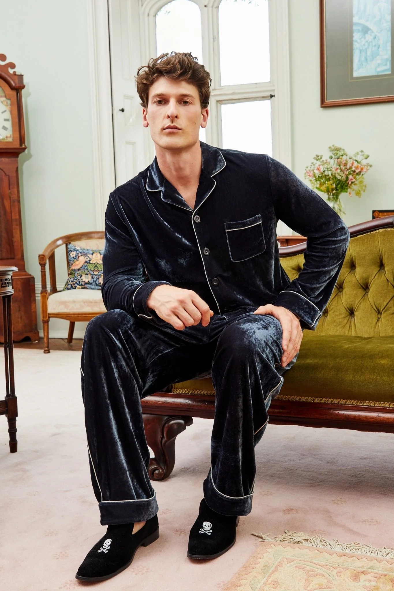 Men's Velvet Pajamas - Zeus - Image 3