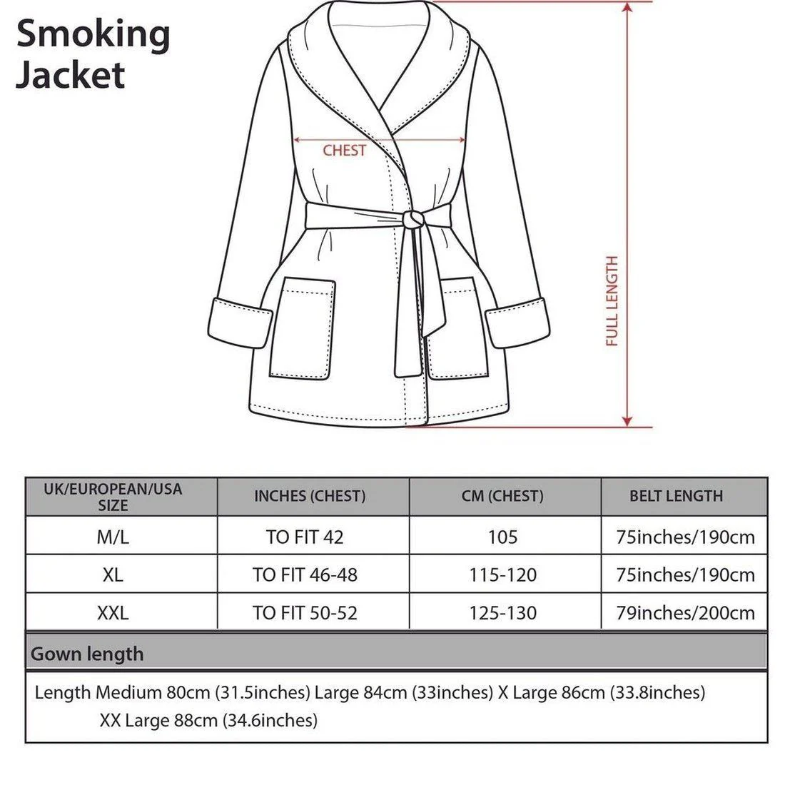 Belgravia Luxury Cotton Short Velvet Smoking Jacket in Burgundy - Image 6