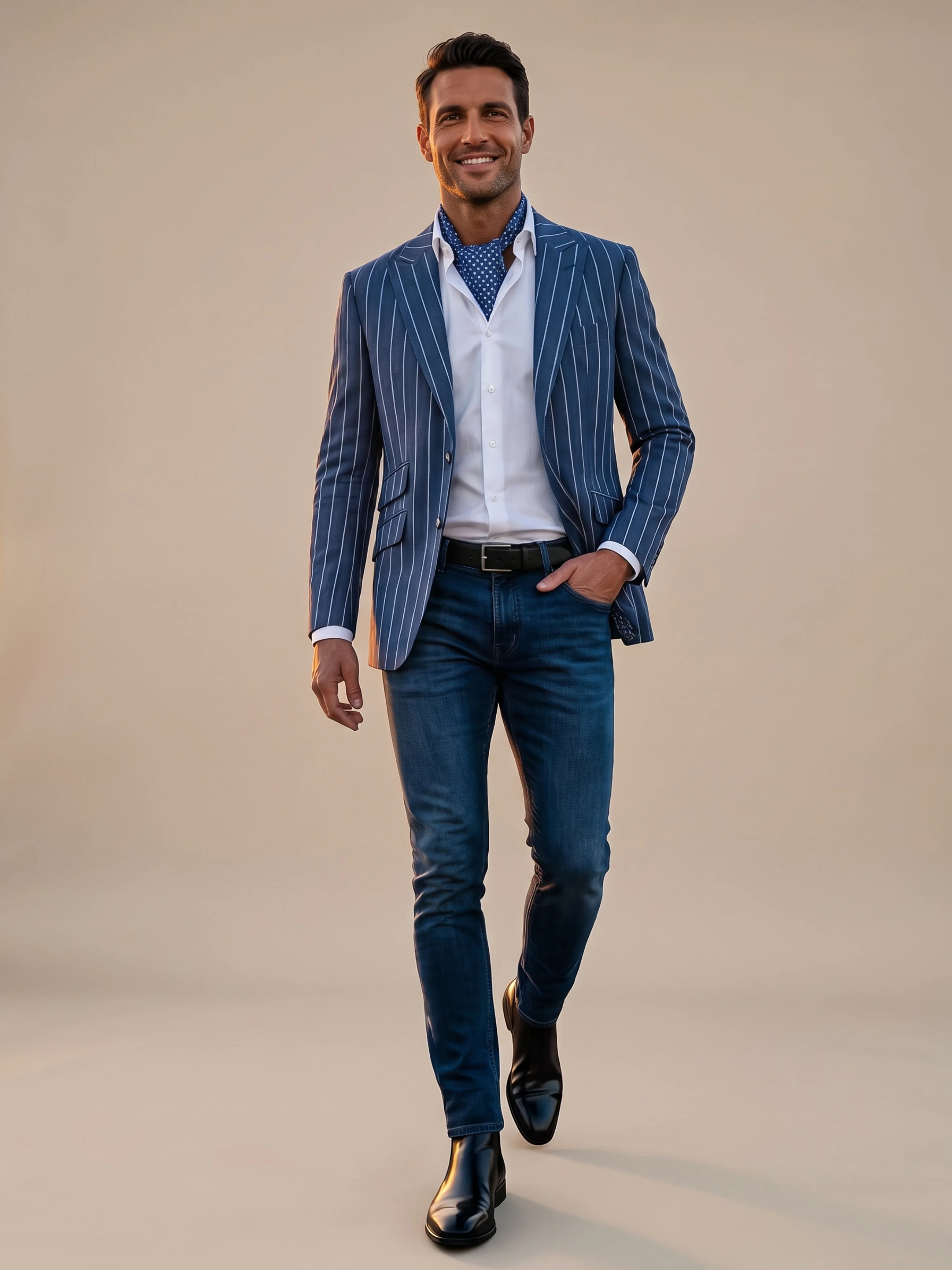 Stowe Summer Striped Blazer - Image 2