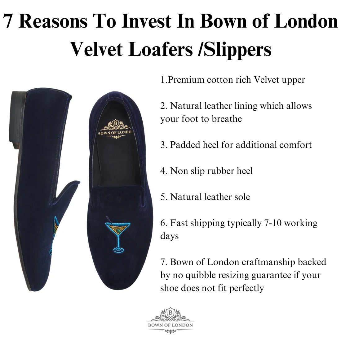 Women's Velvet Loafer/Slipper Shoe Musical Notes - Image 8