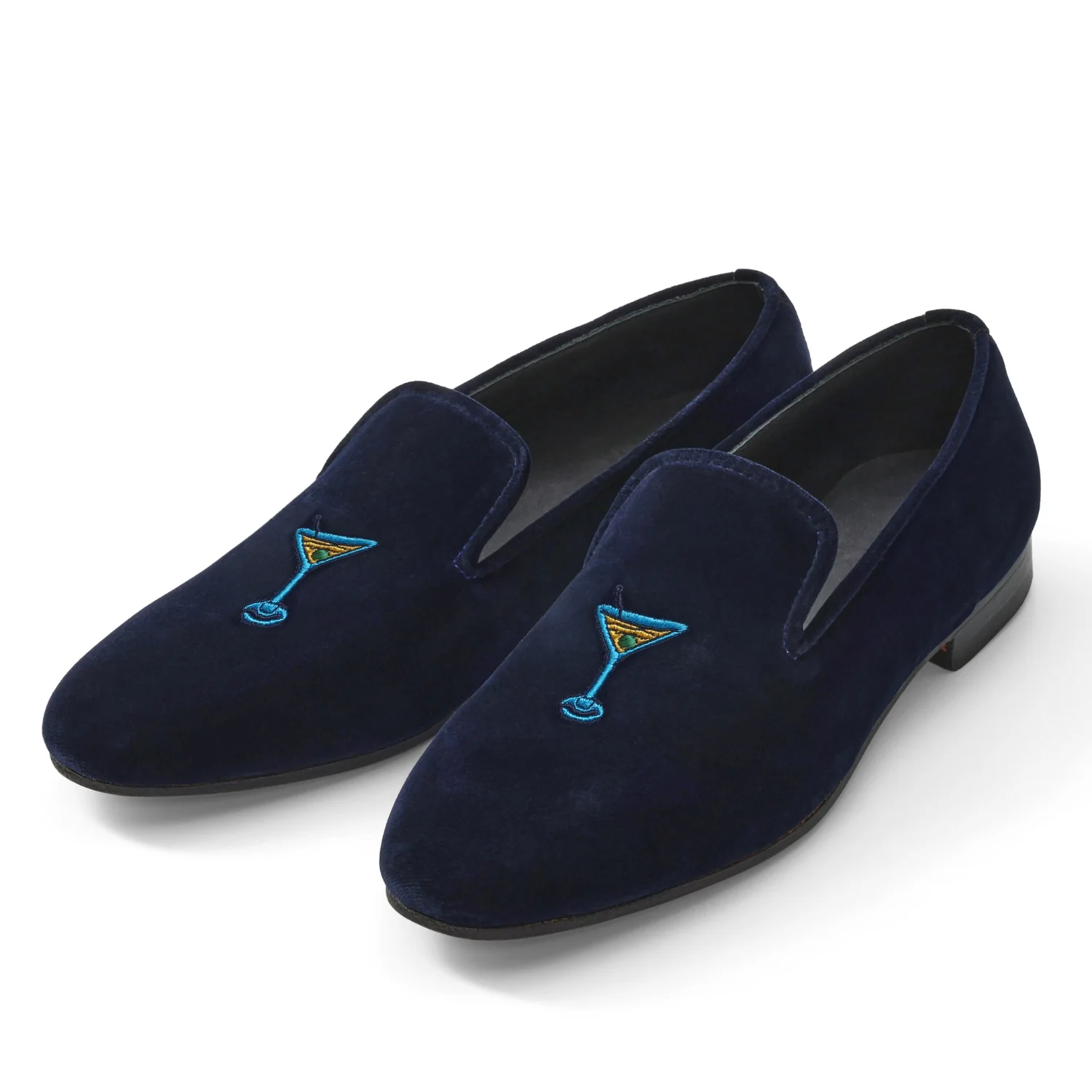 Women's Velvet Loafer/Slipper Shoe Musical Notes - Image 2