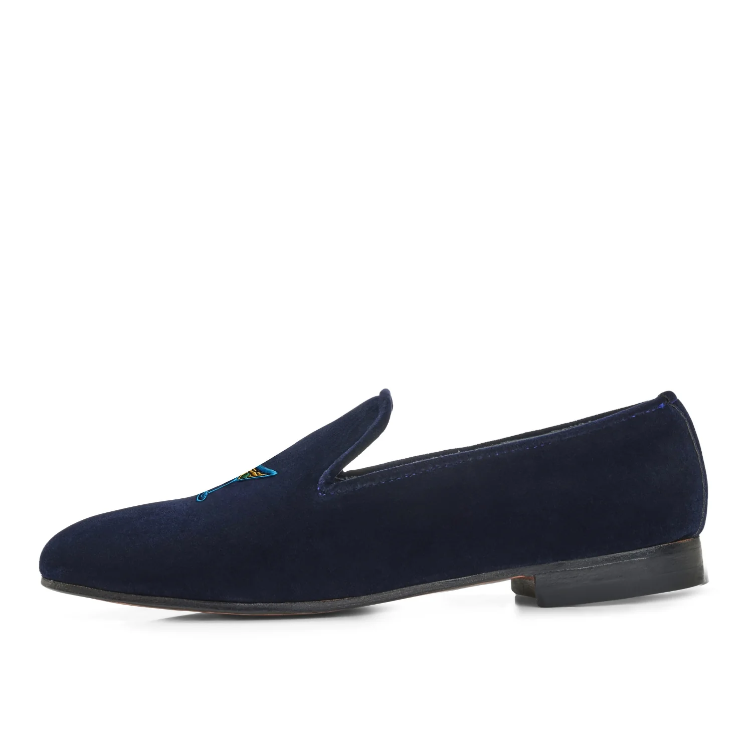 Women's Velvet Loafer/Slipper Shoe Musical Notes - Image 3